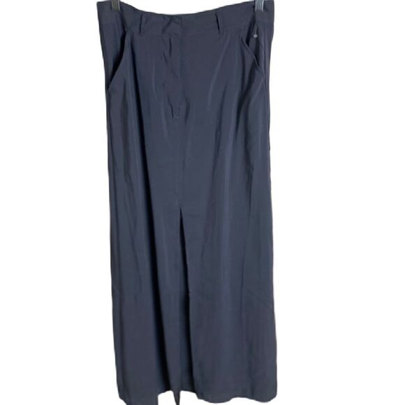 #308 MAX STUDIO High Slit Rayon Maxi Skirt - Picture 5 of 10